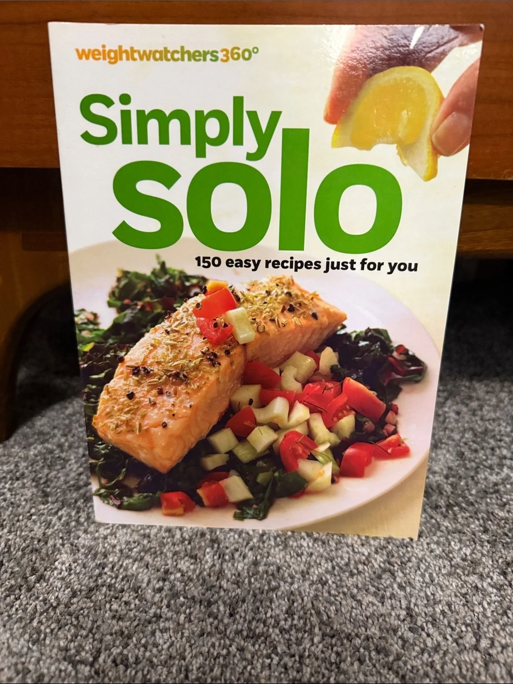 Weight Watchers Simply Solo Cookbook - Green & Yellow Cover